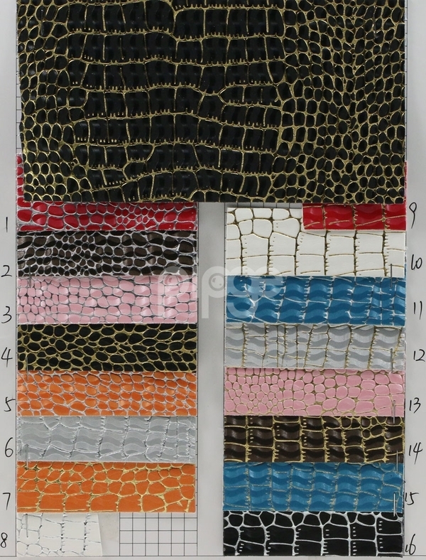 ·七彩龙纹布底PU革0.6厚度 用于制作烟酒盒 眼镜盒等产品