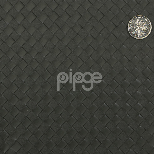 精品面料压花印刷PU1.1编织纹弹力起毛底用于箱包手袋 鞋革