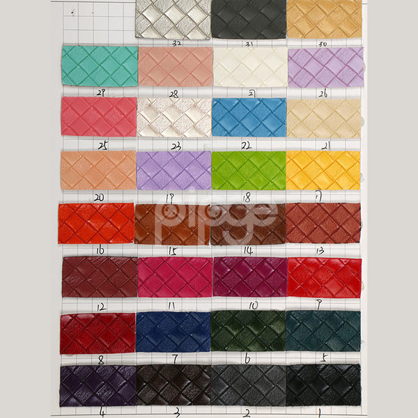 精品面料压花印刷PU1.1编织纹弹力起毛底用于箱包手袋 鞋革