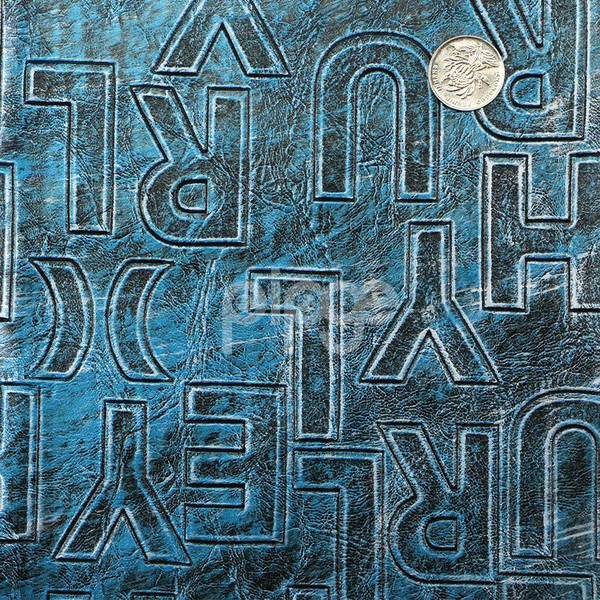 人气热销 半pu字母文字纹仿棉绒底 适用于装饰软包，家具沙发