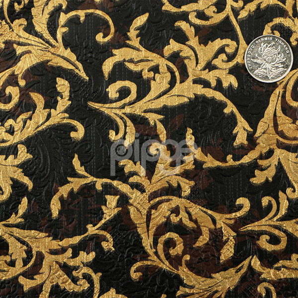 人气热销半pu1.0mm花朵植物纹针织弹力起毛适用于装饰软包