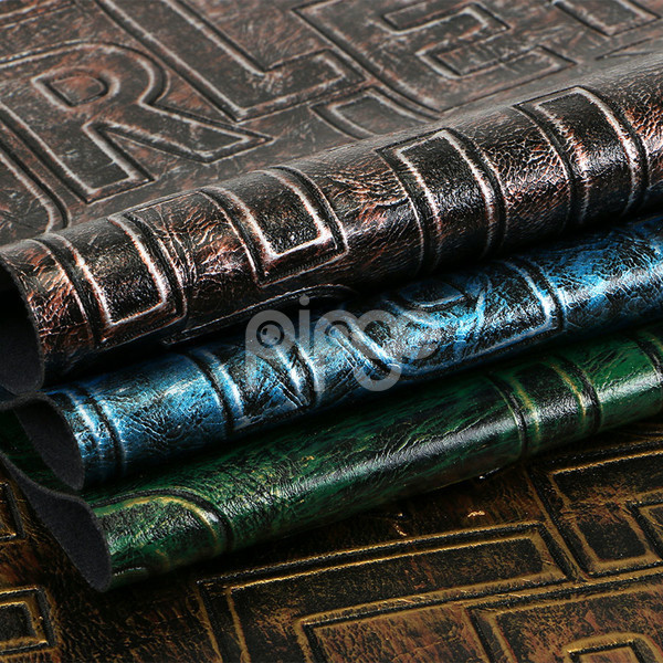 人气热销 半pu字母文字纹仿棉绒底 适用于装饰软包，家具沙发