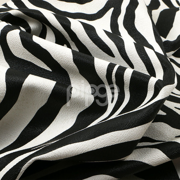 精品面料斑马纹半pu仿棉绒底1.1mm用于装饰软包 家具沙发