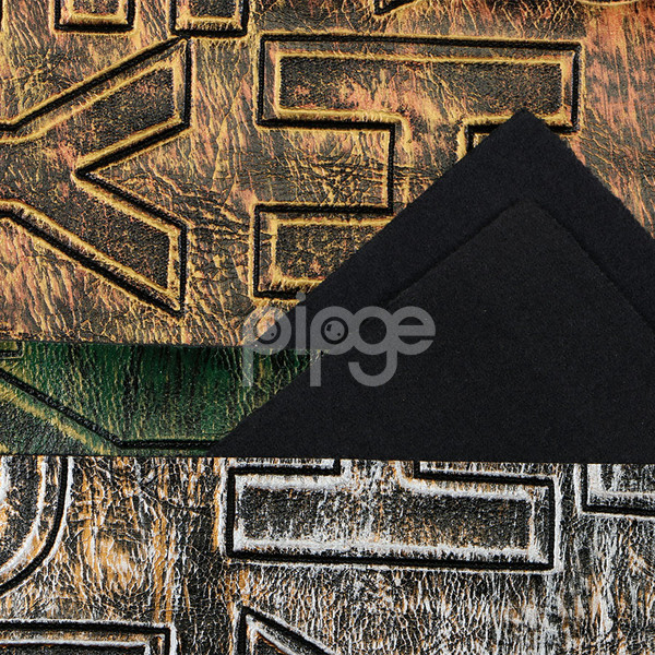 人气热销 半pu字母文字纹仿棉绒底 适用于装饰软包，家具沙发