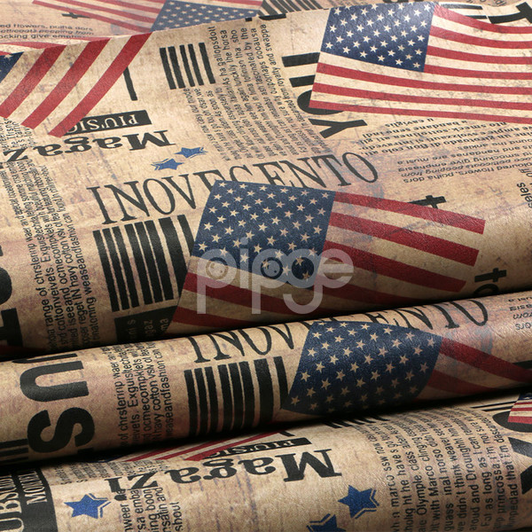 精品花料国旗纹 针织弹力1.0mm用于装饰软包家具沙发