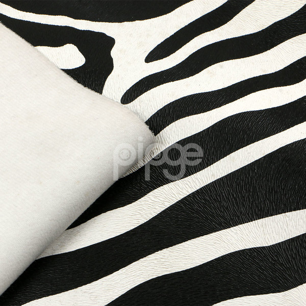 精品面料斑马纹半pu仿棉绒底1.1mm用于装饰软包 家具沙发