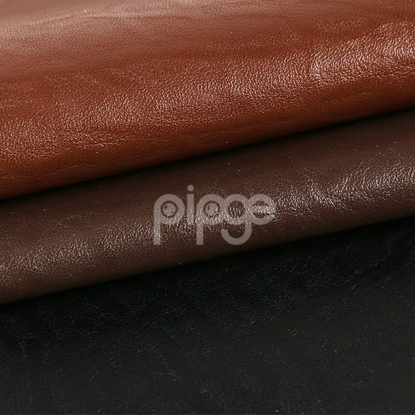 仿真皮 PU哈密瓜纹背涂底1.1mm 适用于皮带，男包等