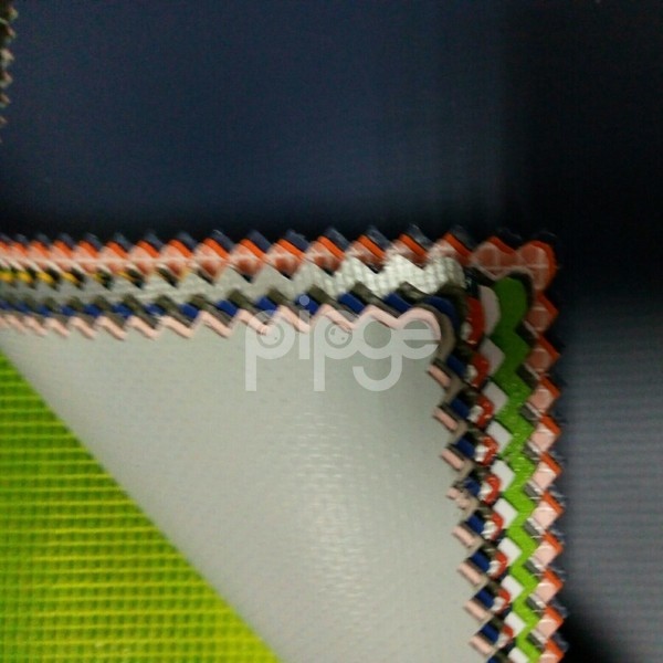 现货夹网布pvc面料 防水篷布多色可选