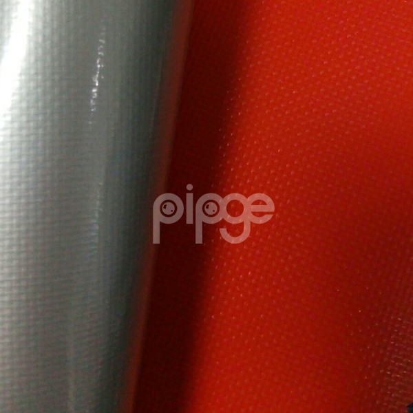 现货夹网布pvc面料 防水篷布多色可选