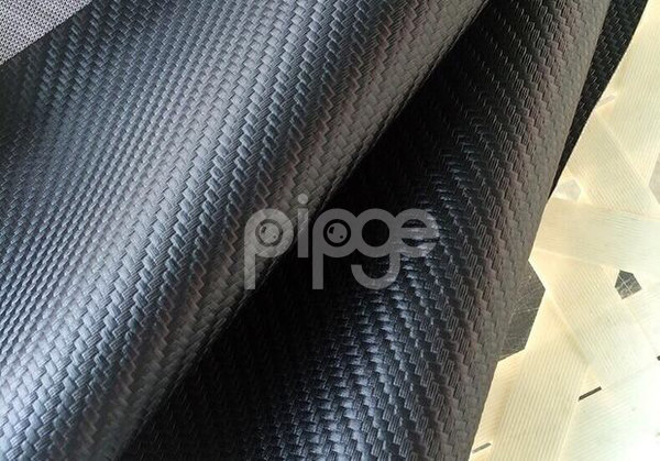 斜编织纹PVC草席纹眼睛盒面料斜纹皮革车尾箱专用