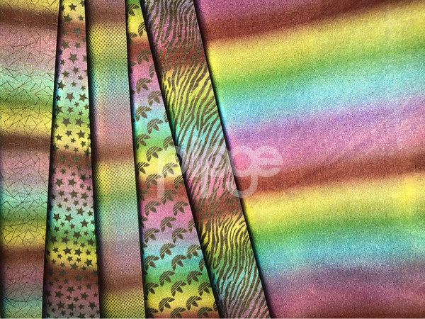 tpu刻字膜 七彩反光幻彩薄膜 tpu彩虹膜