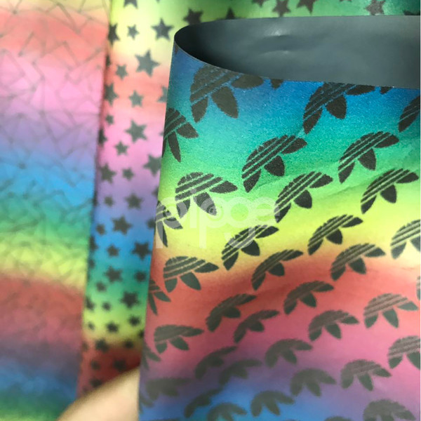 tpu刻字膜 七彩反光幻彩薄膜 tpu彩虹膜