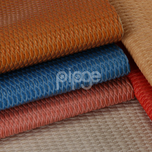 宝利佳皮革 PVC 瓜子纹 针织弹力起毛1.6mm 适用于箱包手袋，鞋革等