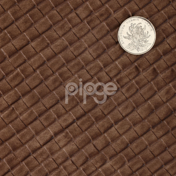 宝利佳皮革 PVC 编织纹 针织弹力起毛1.4mm 适用于箱包手袋，鞋革等