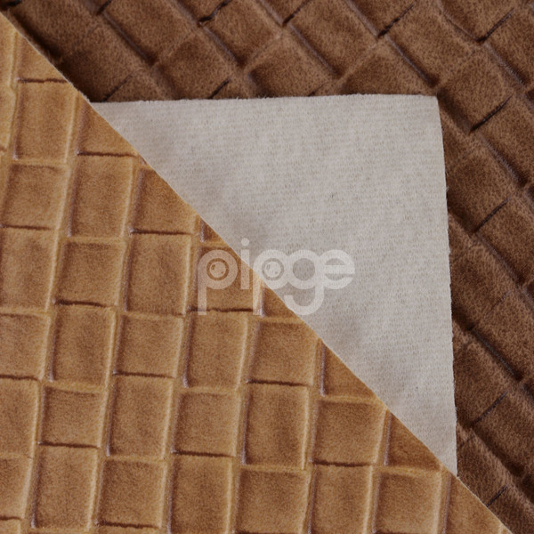 宝利佳皮革 PVC 编织纹 针织弹力起毛1.4mm 适用于箱包手袋，鞋革等