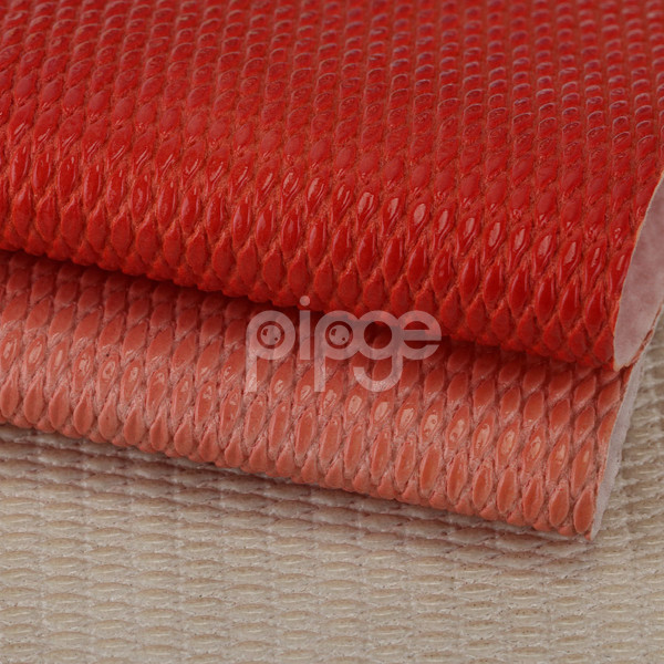 宝利佳皮革 PVC 瓜子纹 针织弹力起毛1.6mm 适用于箱包手袋，鞋革等