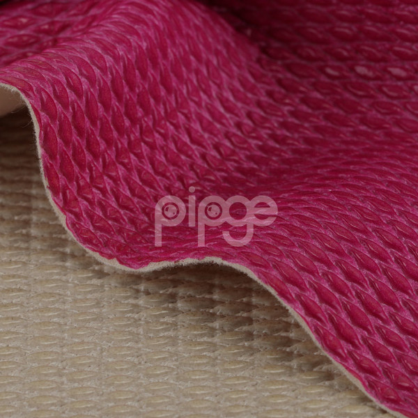 宝利佳皮革 PVC 瓜子纹 针织弹力起毛1.6mm 适用于箱包手袋，鞋革等