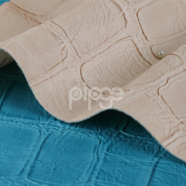 宝利佳皮革 PVC 鳄鱼纹 针织弹力起毛1.0mm 适用于箱包手袋，鞋革等