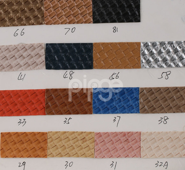 宝利佳皮革 PVC 编织纹 针织弹力起毛1.1mm 适用于箱包手袋，鞋革等