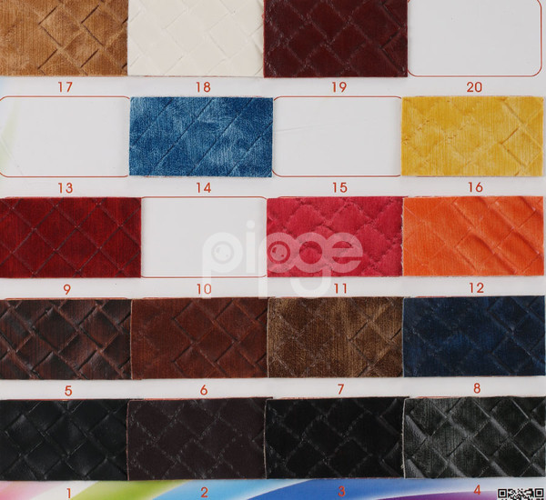 宝利佳皮革 PVC 编织纹 喷涂 针织弹力起毛1.2mm 适用于箱包手袋，鞋革等
