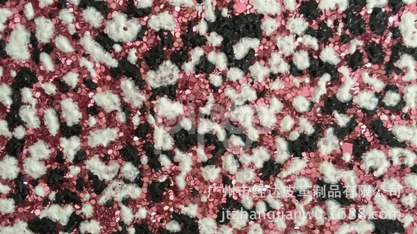 厂家直销鞋材女包面料皮革面料批发印花烫金格利特特殊皮革