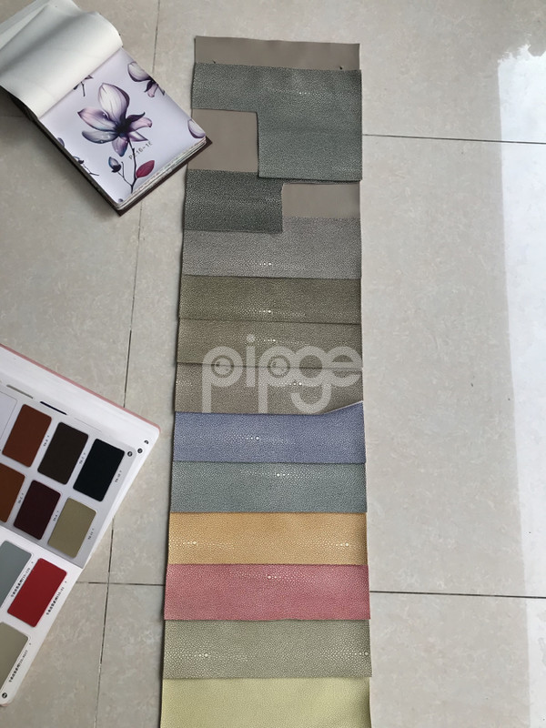 珍珠鱼纹皮革